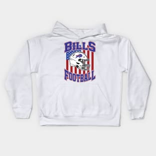 Retro Bills Football Kids Hoodie